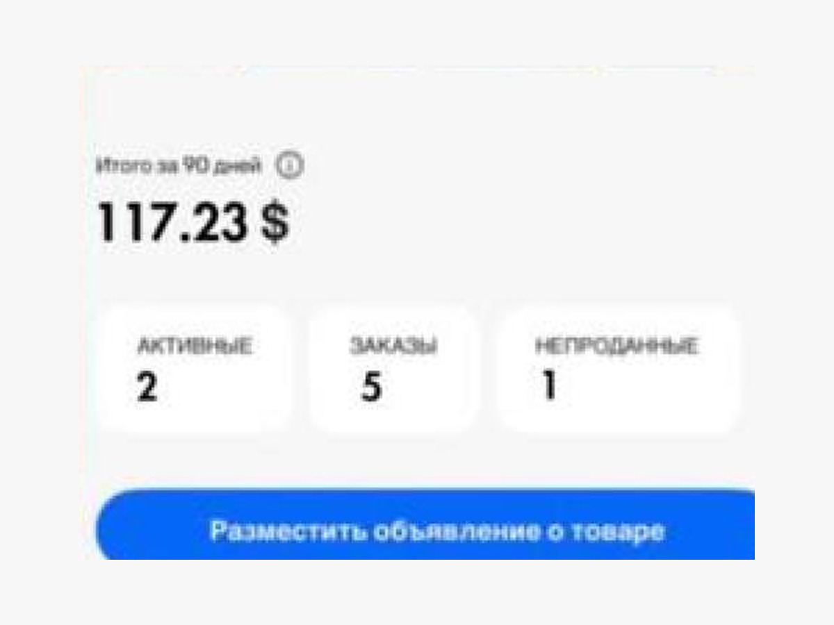 Результаты продаж на eBay